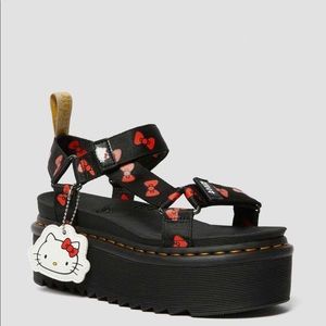 Hello Kitty x Doc Marten size 7 platform sandals
